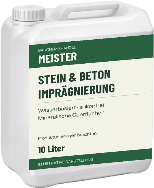 Stein & Beton Imprägnierung – illustrative Produktvisualisierung